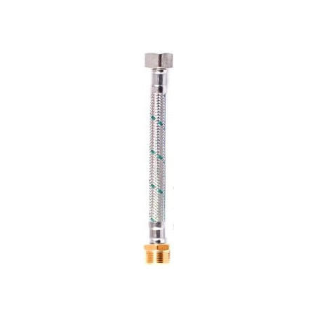 Santechninė žarnelė vandeniui 1/2" išorė / 1/2" vidus L20 cm