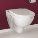 Pakabinamas WC puodas VILLEROY & BOCH O.Novo su lėtai nusileidžiančiu dangčiu