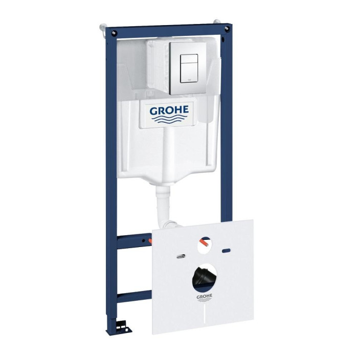 Potinkinis unitazo rėmas GROHE Rapid SL 5 in 1 + pakabinamas unitazas su su Slim dangčiu Laufen Pro New