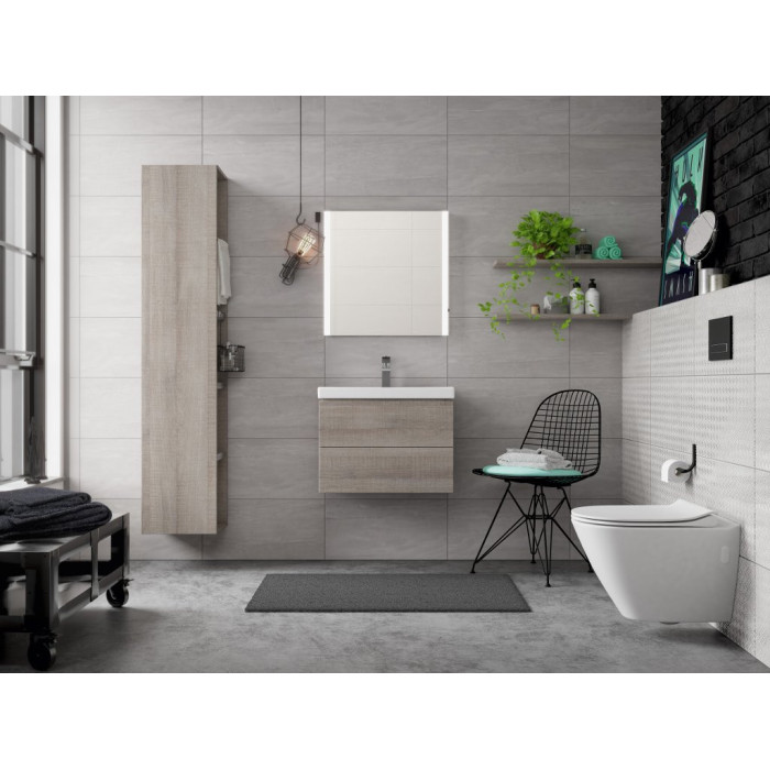 Potinkinis unitazo rėmas MEPA VeraVIT 7 in 1, baltas + pakabinamas unitazas CERSANIT City Oval