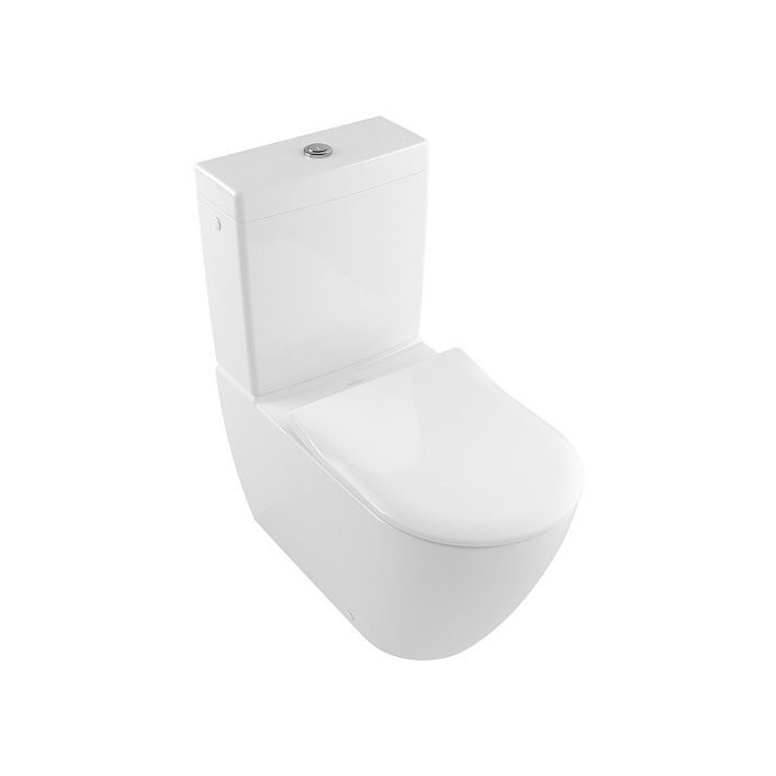 Pastatomas unitazas VILLEROY & BOCH Subway 2.0 Direct Flush su Soft Close dangčiu