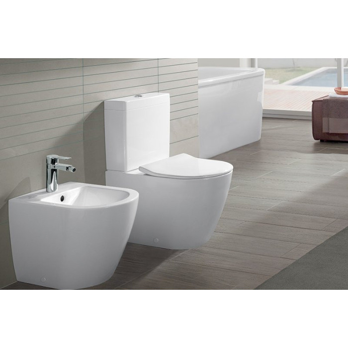 Pastatomas unitazas VILLEROY & BOCH Subway 2.0 Direct Flush su Soft Close dangčiu