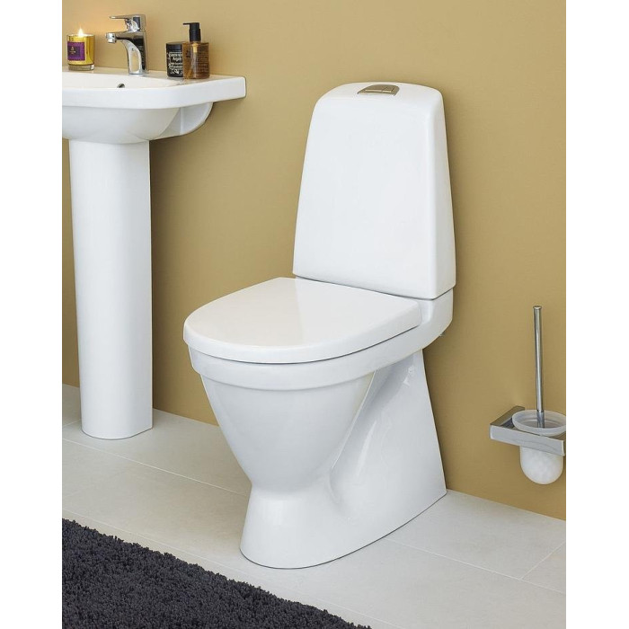 Pastatomas unitazas GUSTAVSBERG Nautic 1510 C+ Hygienic Flush su soft close dangčiu