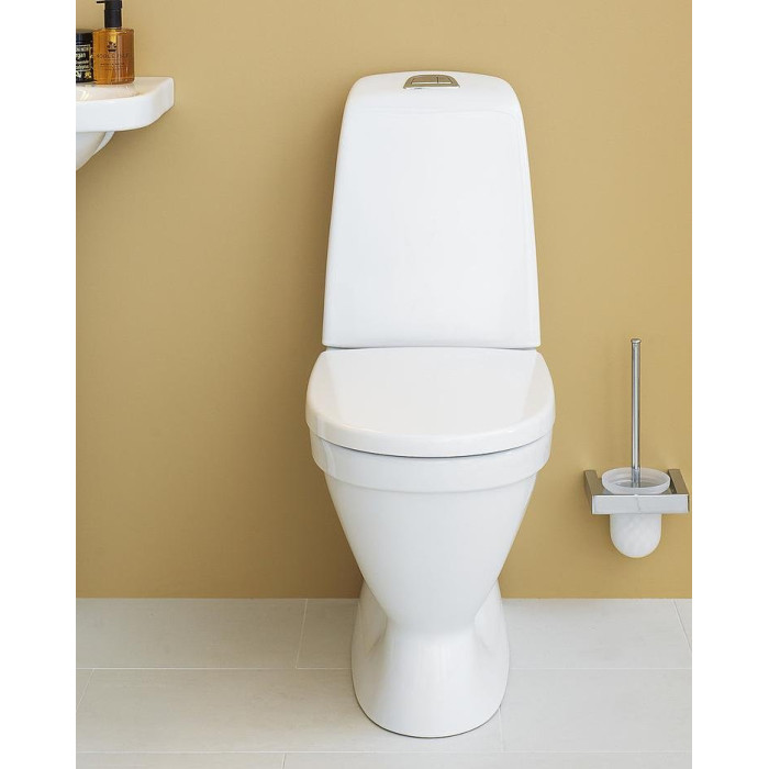 Pastatomas unitazas GUSTAVSBERG Nautic 1510 C+ Hygienic Flush su soft close dangčiu