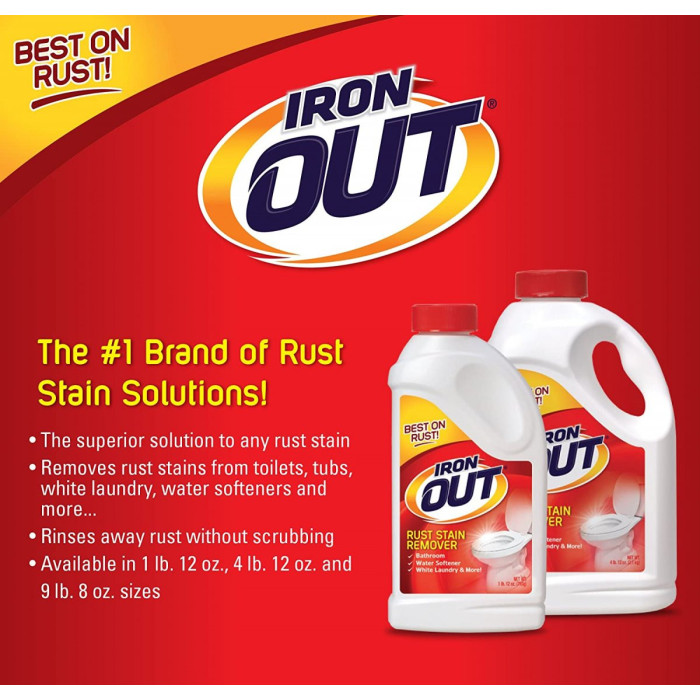 Rūdžių dėmių valiklis IRON OUT