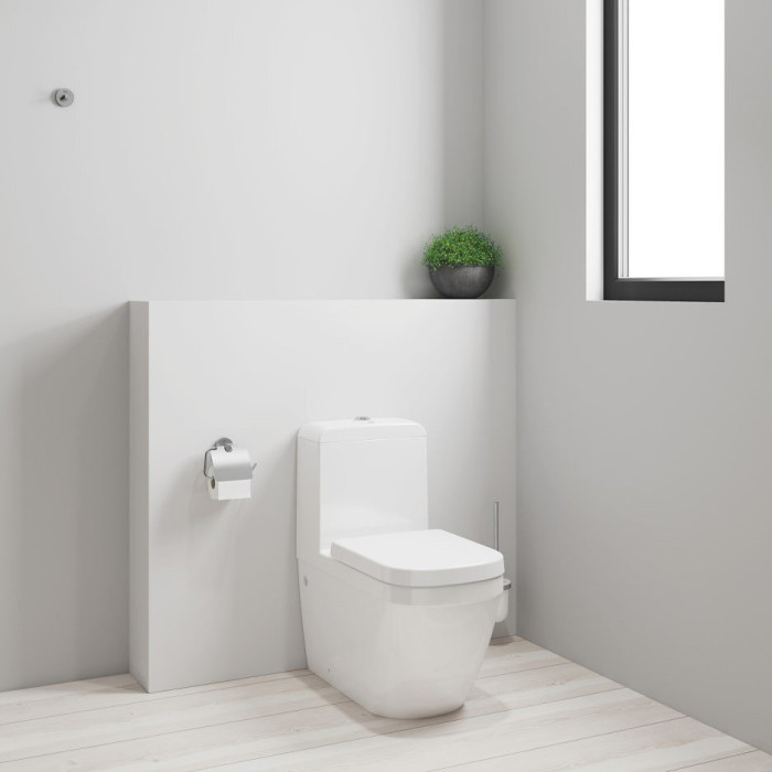 Pastatomas unitazas GROHE Euro Ceramic su dangčiu, 39462000