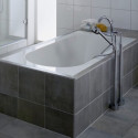 Iš ekspozicijos, yra smulkių defektų - Stačiakampė vonia VILLEROY & BOSH Oberon iš Quaryl medžiagos 750 x 1700 mm