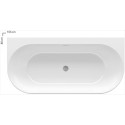 Akrilinė vonia RAVAK FREEDOM W 1660 x 800 mm, juoda