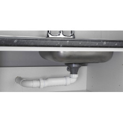 Sauso tipo nuotekų vožtuvo jungtis WAVIN HepvO 40 mm x 1 1/2" išorė