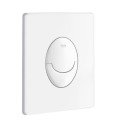 Potinkinis GROHE Rapid SL rėmas su baltu mygtuku ir klozetu DEANTE Peonia Rimless