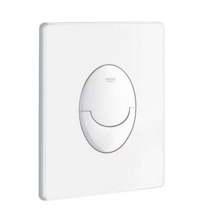 Potinkinis GROHE Rapid SL rėmas su baltu mygtuku ir klozetu DEANTE Peonia Rimless