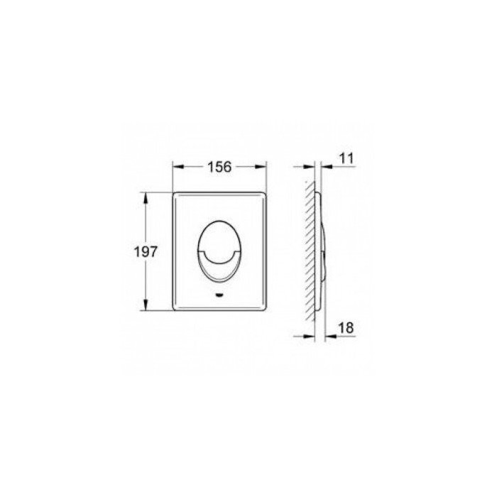 Potinkinis GROHE Rapid SL rėmas su baltu mygtuku ir klozetu DEANTE Peonia Rimless