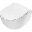 Potinkinis GROHE Rapid SL rėmas su chromuotu mygtuku ir klozetu DEANTE Peonia Rimless