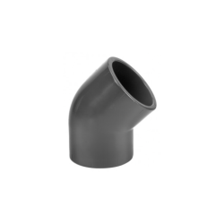 Alkūnė PVC-U PİMTAS 50 x 45° (PN16)