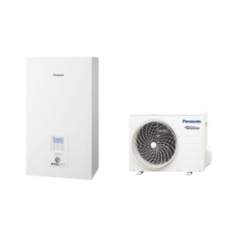 J naujausios kartos Šilumos siurblys oras - vanduo 9 kW PANASONIC, vienfazis