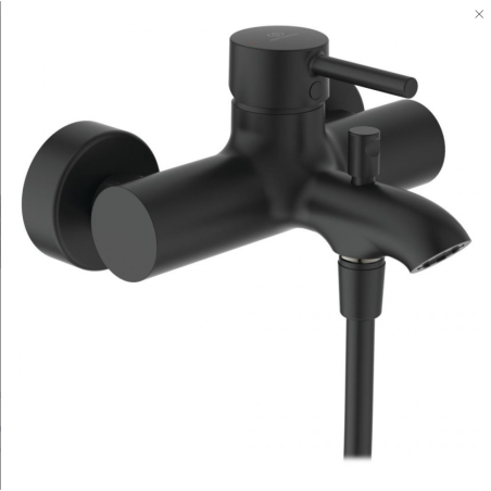Vonios maišytuvo komplektas IDEAL STANDARD Cerline, juodas-matinis, BC270XG