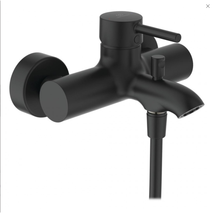 Vonios maišytuvo komplektas IDEAL STANDARD Cerline, juodas-matinis, BC270XG