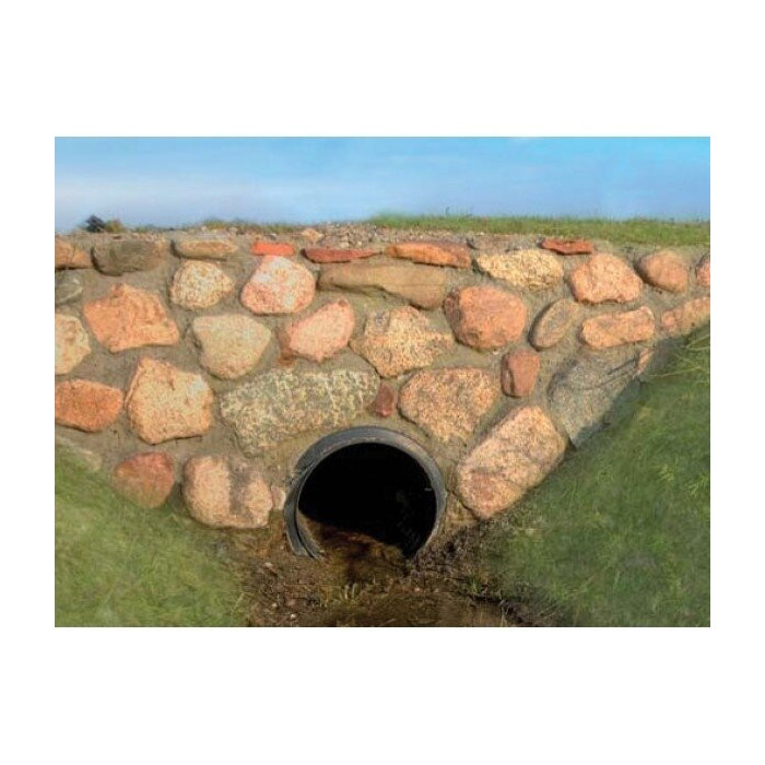PP vamzdis pralaidai be movos 200 mm, (SN8), 1 metras