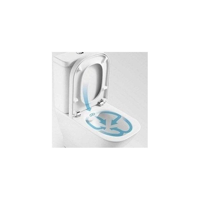 Pastatomas unitazas ROCA Meridian Compact Rimless