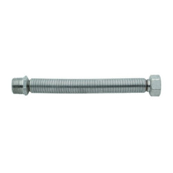 Lanksti nerūdijančio plieno žarnelė MEPA Luxury 260-520 mm (DN12) 1/2"" vidus / 1/2"" išorė