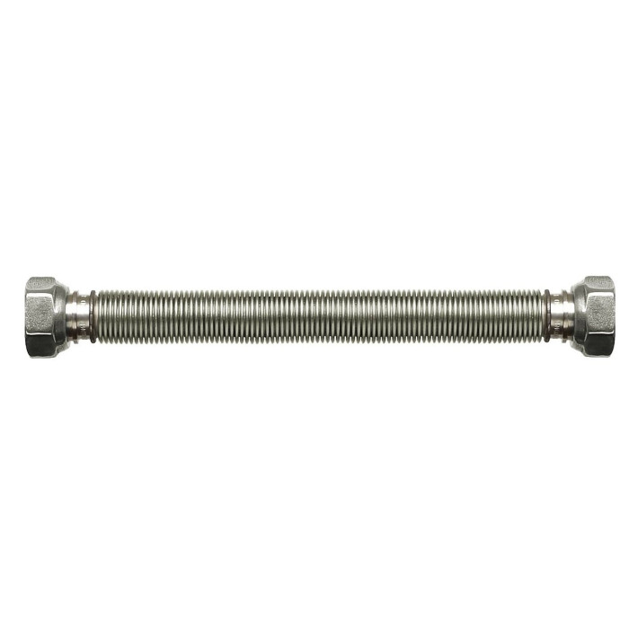Lanksti nerūdijančio plieno žarnelė MEPA Luxury 110-210 mm (DN12) 1/2"" vidus / 1/2"" vidus