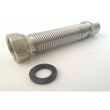 Lanksti nerūdijančio plieno žarnelė MEPA Luxury 200-410 mm (DN12) 1/2" vidus / 1/2" vidus