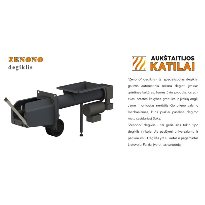 Universalus granulinis katilas AUKŠTAITIJOS KATILAI Agro Uni 40 kW