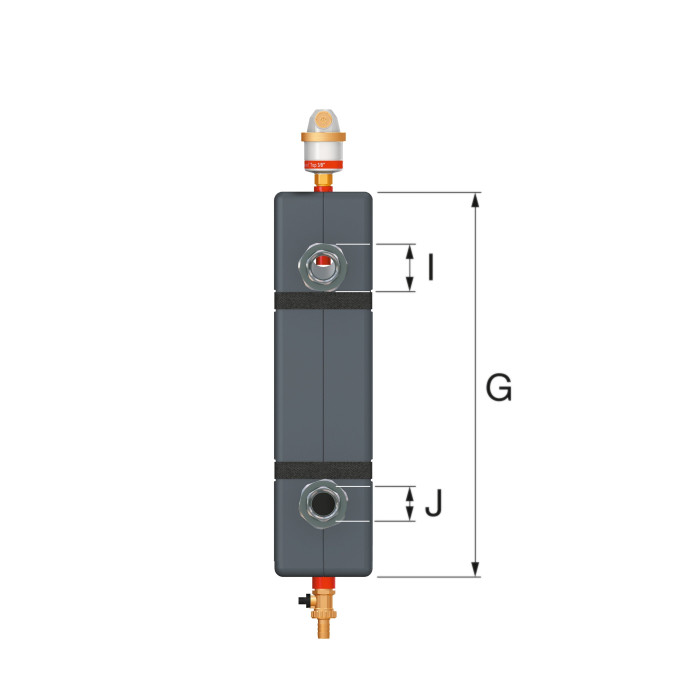 Hidraulinio srauto atskirimo indas FLAMCO FlexBalance EcoPlus C 100 kW - 1 1/4"", 28378
