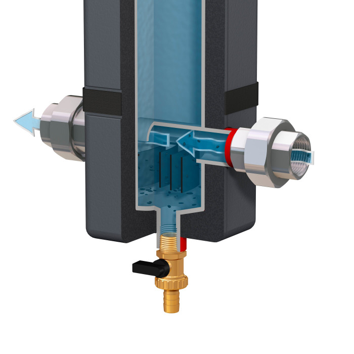 Hidraulinio srauto atskirimo indas FLAMCO FlexBalance EcoPlus C 140 kW - 1 1/2"", 28379