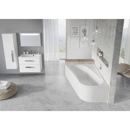 Akrilinė asimetrinė vonia RAVAK Chrome 1600 x 1050, kairinė (Iš ekspozicijos)