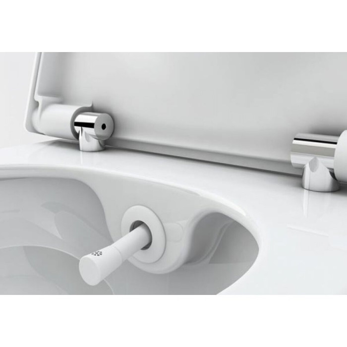 Pakabinamas unitazas su bidė funkcija TECEone Rimless su sėdyne ir dangčiu