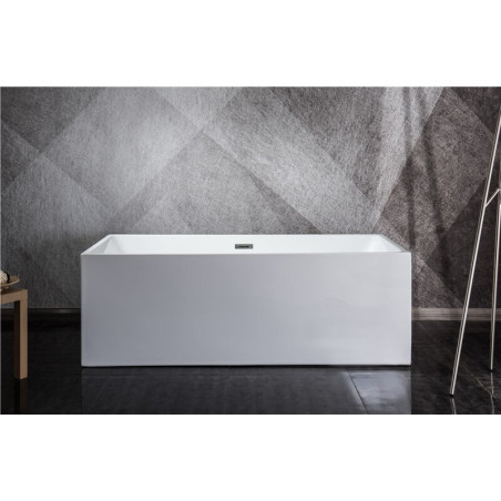 Akrilinė vonia MEPA Cube, 160 x 75 cm, (Persipylimo ir sifono dangtelio spalva pasirinktinai)