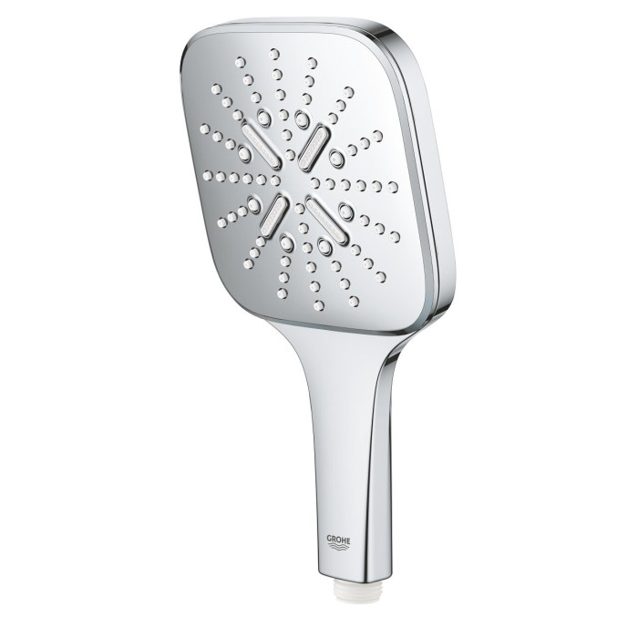 Dušo galvutė GROHE Rainshower Smart Active 130 Cube, 3 funkcijų, 26582000