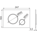 Potinkinis WC rėmo komplektas ALCADRAIN (4 in 1) + pakabinamas unitazas su dangčiu IDEAL STANDARD Tesi su AquaBlade