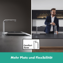 Virtuvinis (plautuvės) maišytuvas su ištraukiama žarna HANSGROHE Aquno Select M81, 73830000