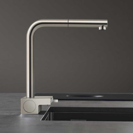 Virtuvinis (plautuvės) maišytuvas su ištraukiama žarna HANSGROHE Aquno Select M81, 73830800