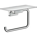 Laikiklis tualetiniam popieriui su lentynėle HANSGROHE AddStoris 41772000, chromo
