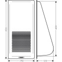 Kiaurasamtis HANSGROHE, juoda-matinė, 40963000