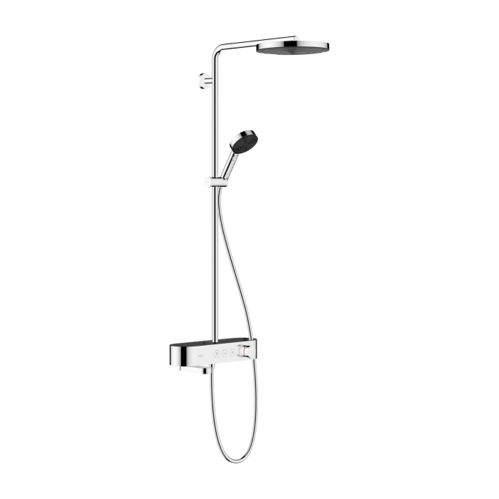 Termostatinė lietaus dušo sistema su snapu voniai HANSGROHE Pulsify S 260 1 jet, 24230000
