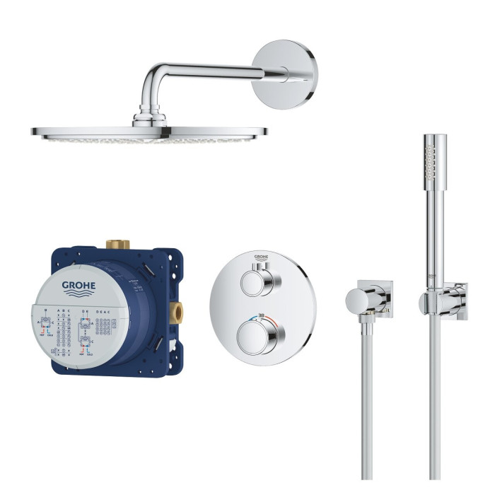 Potinkinis termostatinis dušo komplektas GROHE Grohtherm Rainshower Cosmopolitan 310, 34731000