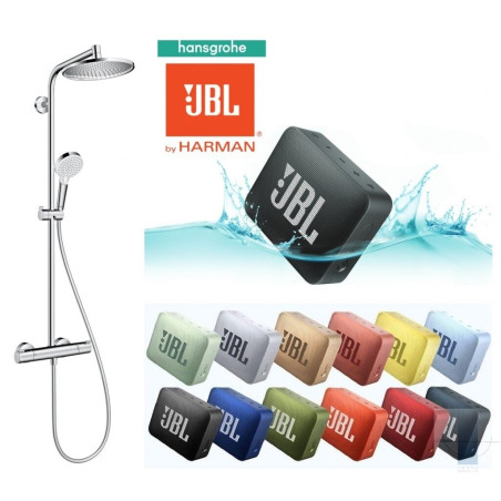Termostatinė lietaus dušo sistema HANSGROHE Crometta S 240 Varia 1jet, 26781000 + JBL dovana