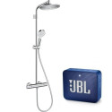 Termostatinė lietaus dušo sistema HANSGROHE Crometta S 240 Varia 1jet, 26781000 + JBL dovana