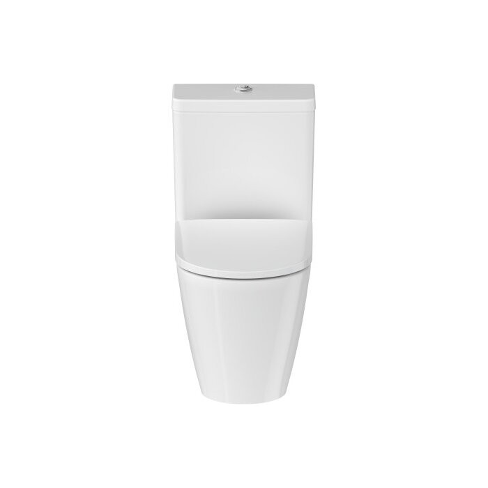 Pastatomas unitazas DURAVIT D-Neo Rimless su lėtai nusileidžiančiu dangčiu