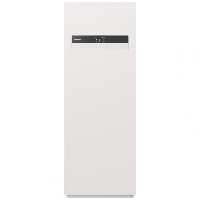 L naujausios kartos šilumos siurblys oras - vanduo 5 kW PANASONIC Aquarea su integruotu 185 l boileriu, vienfazis