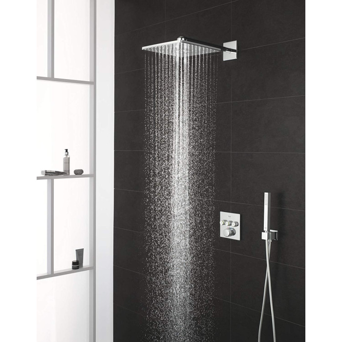 Potinkinis termostatinis dušo komplektas GROHE Grohtherm SmartControl, cool sunrise