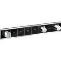 Potinkinis termostatinis dušo 5 in 1 komplektas HANSGROHE Rainmaker Select 460 3jet, black/chrome