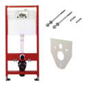 Potinkinis universalus unitazo (WC) rėmo komplektas TECEprofil Base (4 in 1) + pakabinamas unitazas LAUFEN Lua Rimless su slim S