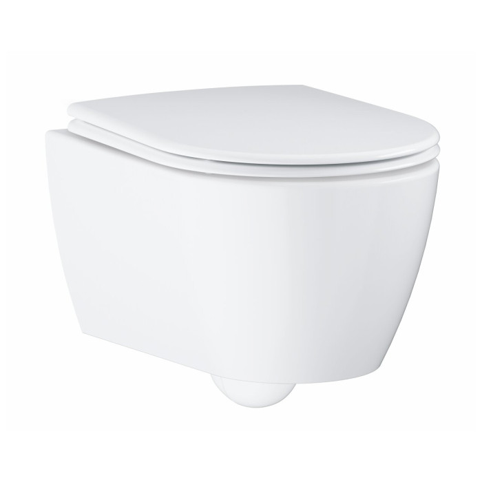 Pakabinamas unitazas GROHE Essence su slim soft close dangčiu