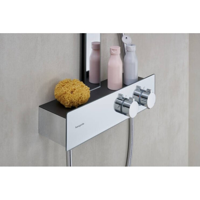 Termostatinė lietaus dušo sistema HANSGROHE Rainfinity 360 Showerpipes 1jet, 26853000
