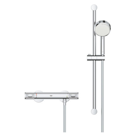 Termostatinis maišytuvas dušui su dušo stovu 62 cm GROHE Grohtherm 1000 Performance, 34834000